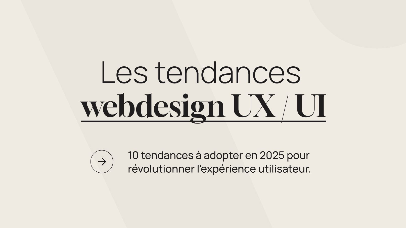 tendances webdesign de 2025